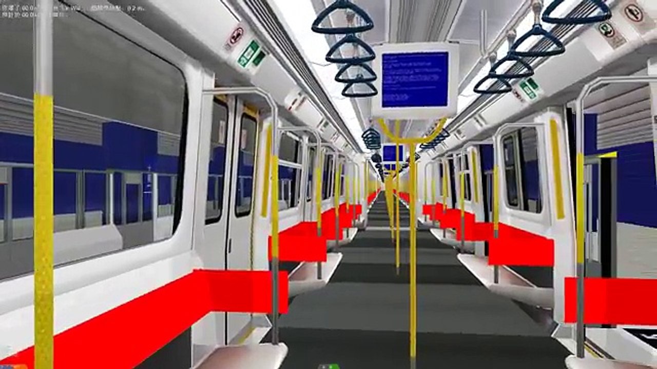OpenBve EWL C-train 港鐵馬鞍山線上行 (大圍→沙田圍)