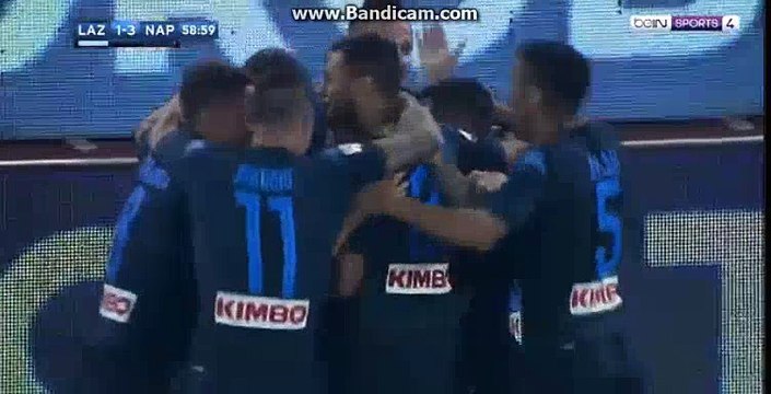 Dries Mertens super Goal - Lazio 1-3 Napoli 20.09.2017