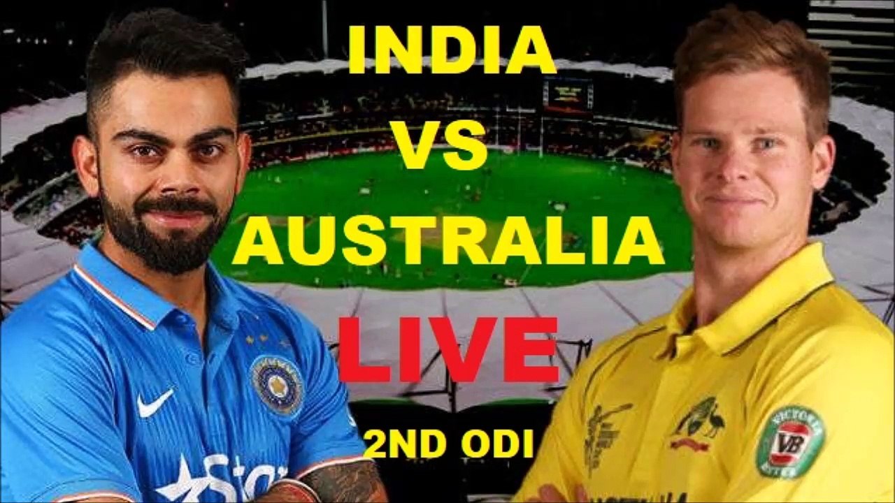 india vs australia 2nd odi live streaming