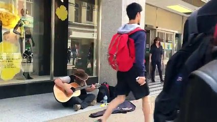 HOMELESS GUY SURPRISES PEOPLE & STUNS CROWD - HD