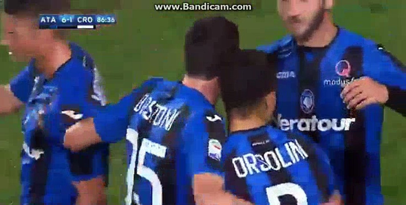 Atalanta 6 - 1	 Crotone