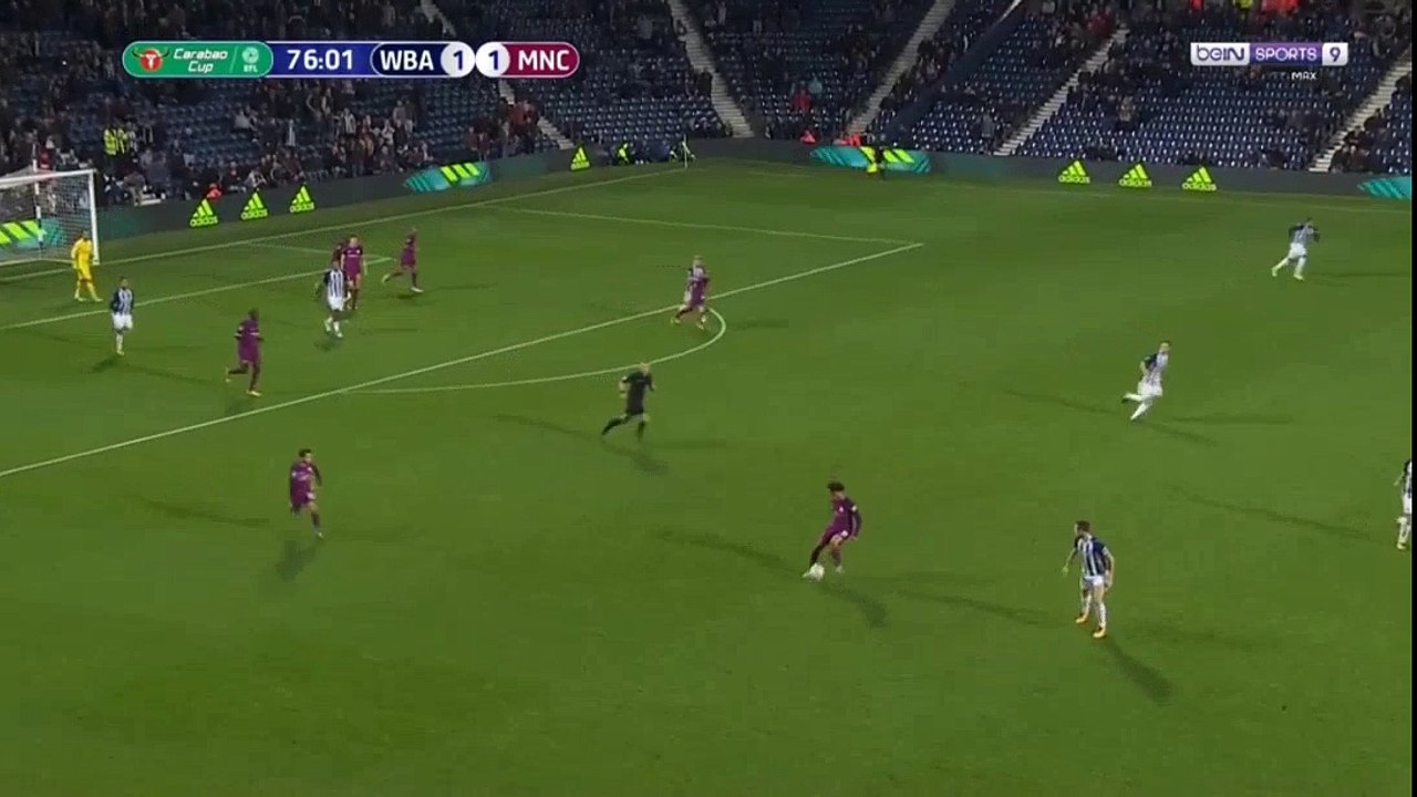 Leroy Sane Fantastic Second Goal vs WBA (1-2)