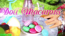 DIY - How to Make: Doll Macaron - FRENCH DESSERT, COOKIE, CAKE - Handmade - Doll - Crafts