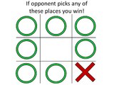 Tic Tac Toe (Noughts & Crosses, Xs and Os) Never Lose - Usually Win!