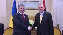 Cumhurbaşkanı Erdoğan, Ukrayna Devlet Başkanı Poroşenko ile Görüştü - New