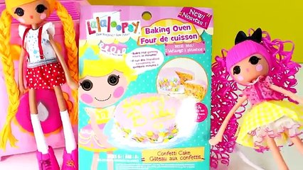 Lalaloopsy Baking Oven with Lalaloopsy Girls Making a Surprise Birthday Cake
