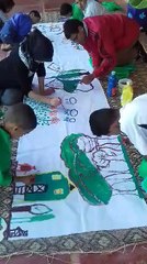 Réalisation d'une fresque