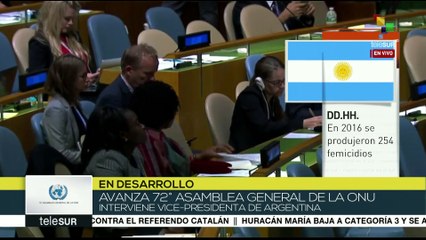 Argentina pide en ONU dialogar con RU por la soberanía de las Malvinas