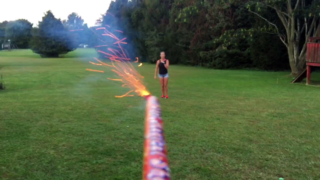 Agility Training with Fireworks