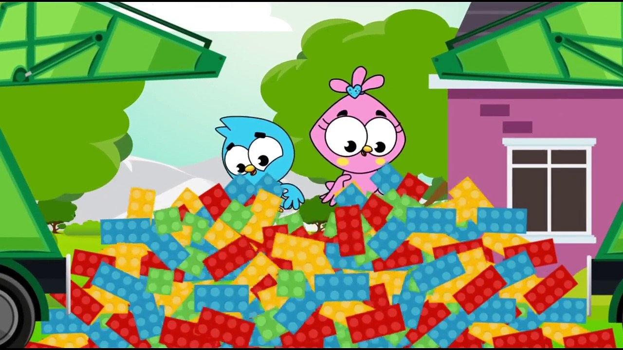 Birds Family On The Roof Full Episodes Cartoon Animation Nursery Rhymes