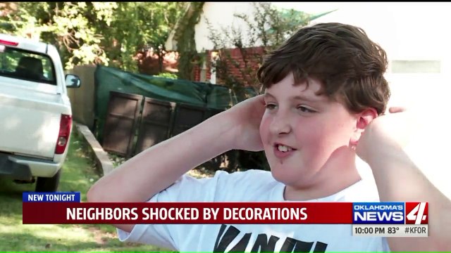 'Totally Disgusting': Neighbors Shocked by Oklahoma Man's Decorations
