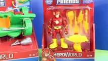 Fisher Price DC Super Friends Hero World Flash Hawkman And Aquaman Toys