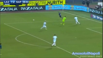 Lazio-Napoli : Amazing Mertens goal vs Maradona Goal (1985)