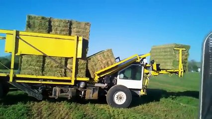 World Amazing Modern Agriculture Equipment and Mega Machines: Hay Bale Handling Tractor, L