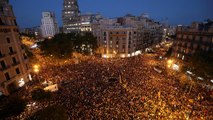 Protestas en Barcelona tras el golpe policial al referéndum