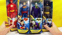 Coleção Bonecos Liga da Justiça Dc Comics : Batman, Superman, Flash e Coringa
