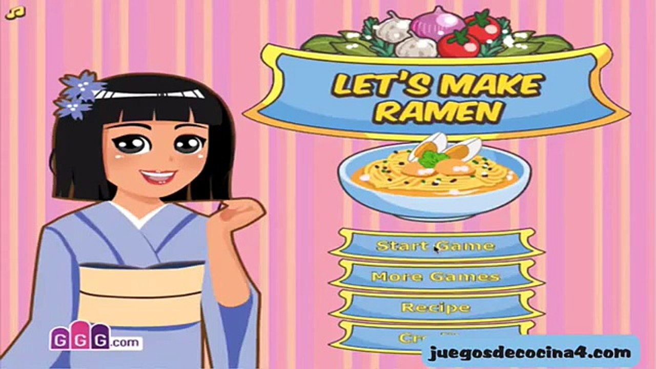 Juegos de cocina para niñas fideos