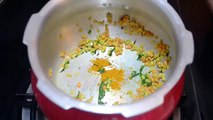 Indian Homemade baby food - Moong, masoor dal & spinach khichdi ( Hindi)