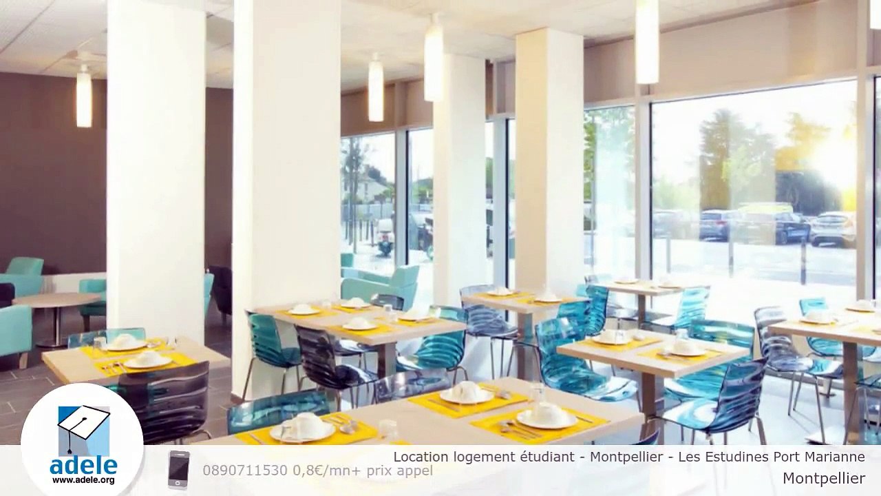 Location logement étudiant - Montpellier - Les Estudines Port Marianne