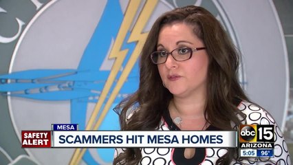 Scammers claiming to be with the City of Mesa targeting residents