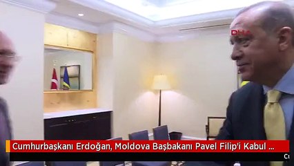 Cumhurbaşkanı Erdoğan, Moldova Başbakanı Pavel Filip'i Kabul Etti