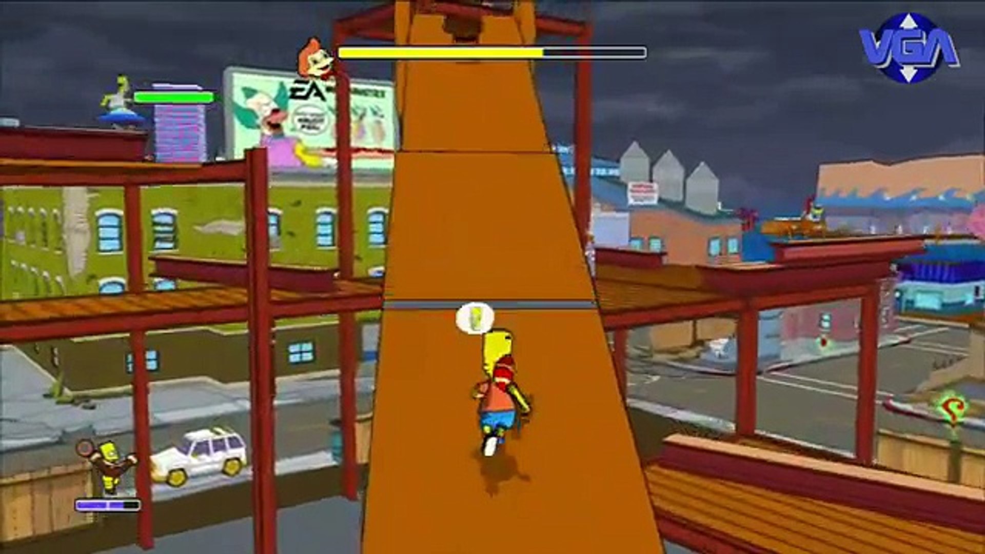 VGA Les simpsons le jeu gameplay ps3 x box 360 pc wii psp ds 2007 HD –  Видео Dailymotion