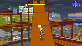 VGA Les simpsons le jeu gameplay ps3 x box 360 pc wii psp ds 2007 HD