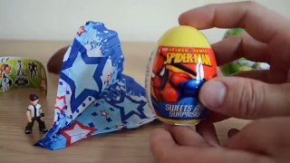 Ben 10 Kinder Surprise Spider-Man James Chocolate Surprise Eggs