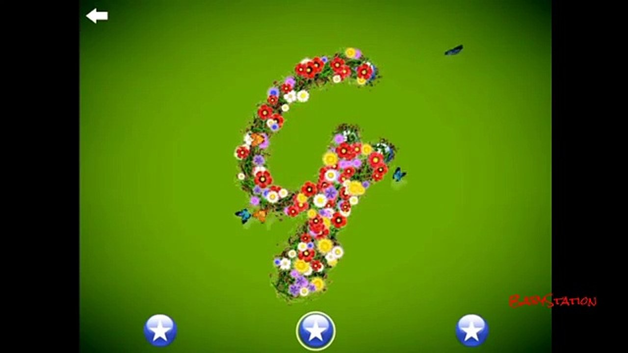 Learn writing CURSIVE alphabets with NEW animations - F to K - LetterSchool - By BabyStation