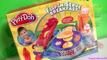 Play Doh Flip n Serve Breakfast Waffles Pancakes Bacon Smoothies Play Dough Cocina para Desayuno