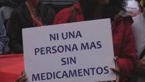 Manifestantes piden en Argentina renovación de ley sobre las ITS
