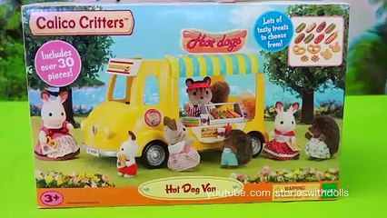 Calico Critters Hot Dog Van - A True Friend - Kid-Friendly Family Fun