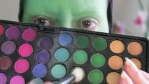 Maquillage Sorcière dOz pour Halloween/ Sorcière verte
