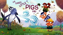 Papier carton pour enfants petit les cochons Trois vidéo Vr sbs 3d 1080p daydreamvr oculus gearvr