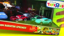 Disney Cars - Radiator springs 9 piece gift pack with Helicopters Trucks cars boy toys