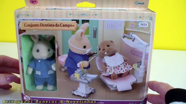 Brinquedo Coelho dentista Sylvanian Families 玩具 Country Dentist Set Toys Juguetes игрушка