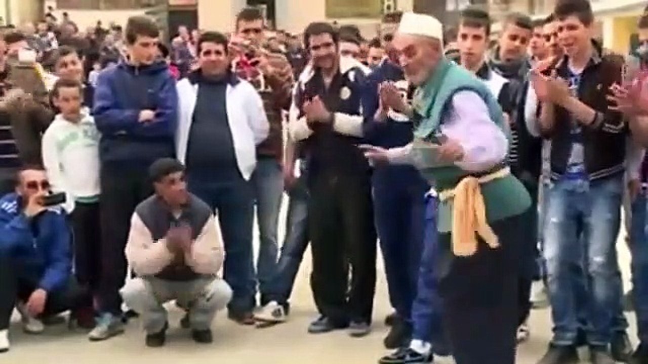 An old Arab man dances Hip Hop-HIP HOP شيخ يرقص -nador