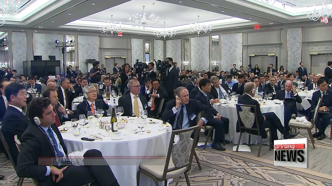 sident Moon urges U.S. investors to invest in South Korea