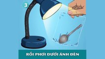 Mẹo tự kiểm tra sức khỏe nhanh chóng chỉ bằng 1 chiếc thìa