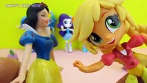 Custom My Little Pony Equestria Girls Mini AppleJack Rarity Disney Princess Snow White DIY Tutorial