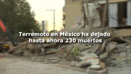 Terremoto en México deja hasta ahora 230 muertos