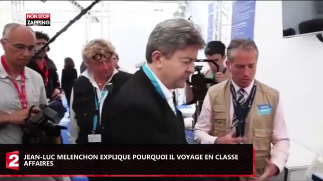 Jean-Luc Mélenchon préfère la classe business et il assume (Vidéo)