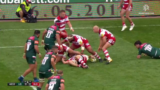 Leicester Tigers v Gloucester - 2nd Half - RD 3 - Aviva Premiership 17:18