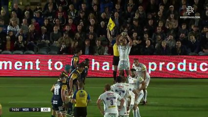 Worcester Warriors v Exeter Chiefs - 1st half - RD 3 - Aviva Prem 2017:18