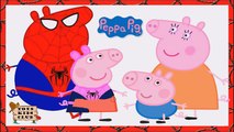 Pig George da Familia Peppa Pig atropela Homem Aranha - Peppa Pig Portugues