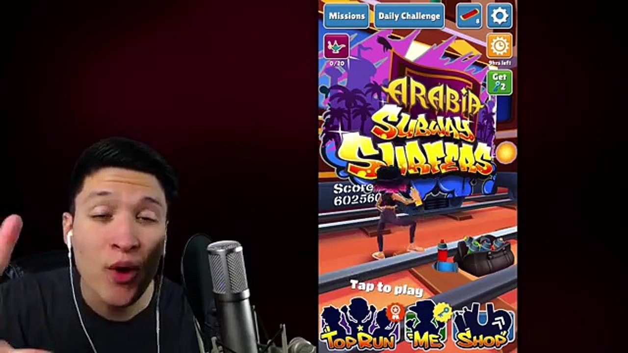 GENIE AMIRA AND WINDGLIDER BOARD! Subway Surfers: Arabia Gameplay
