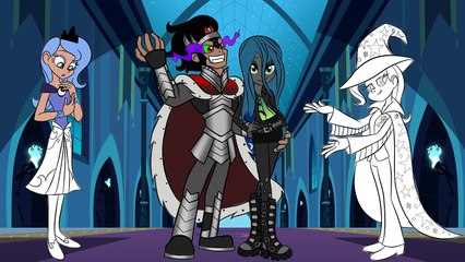 Equestria Girls Transform King Sombra & Queen Chrysalis - Speedpaint - Coloring Book