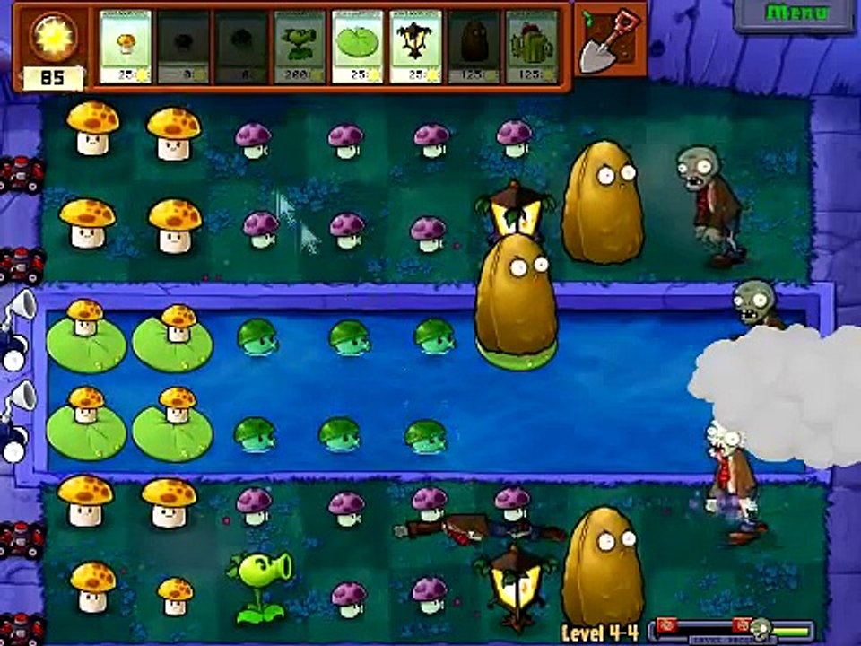 Plants Vs Zombies - Stage 4-4