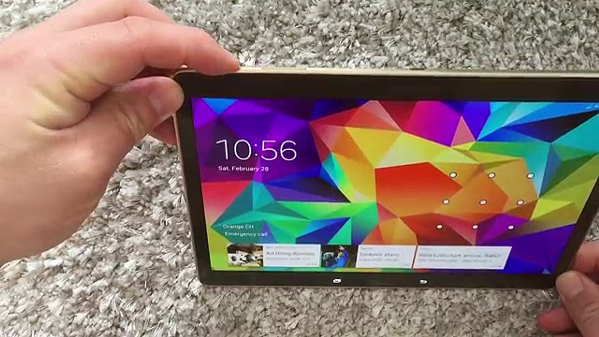 Samsung Tab S 225.25 (SM-T8025) - Hard reset - video Dailymotion