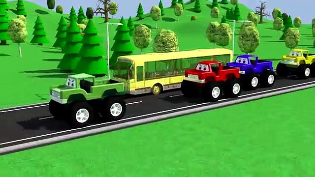 Et machines dessins animés pro camion monster truck pochtovichok